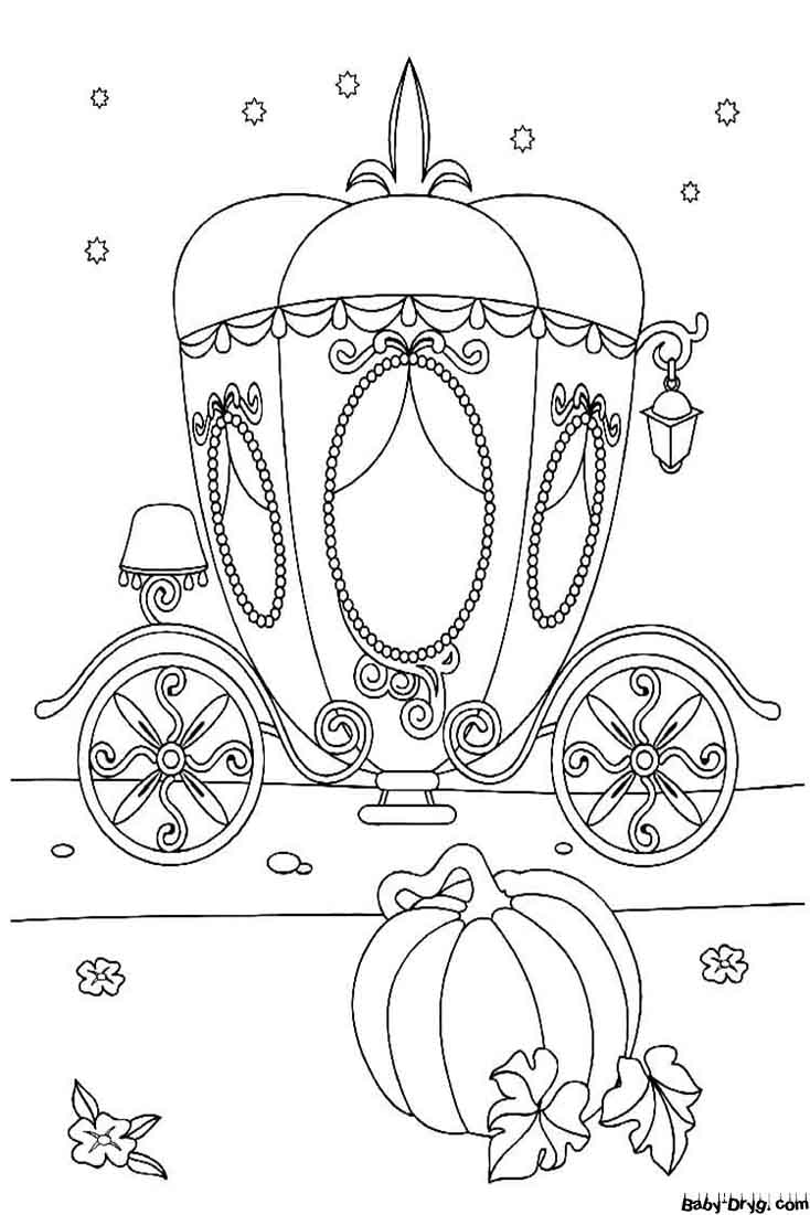 Miracles Carriage Coloring Page | Coloring Carriages