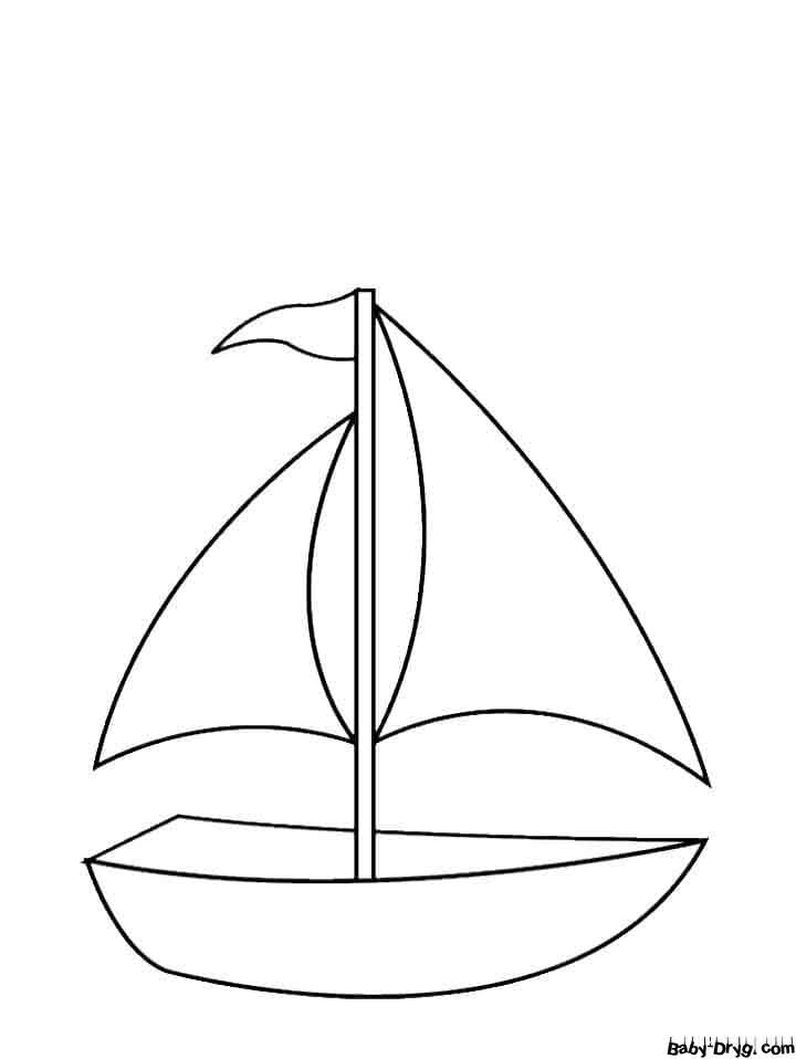 Model sailboat Coloring Page | Coloring Sailboats