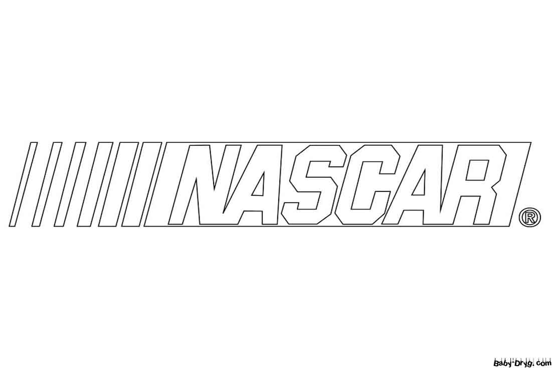 Nascar Logo Coloring Page | Coloring NASCAR Racing