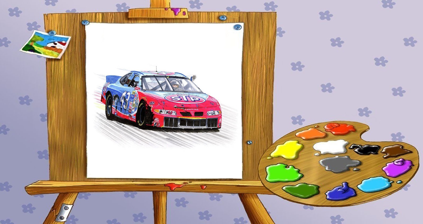 NASCAR Racing Coloring Pages | Print Coloring Page
