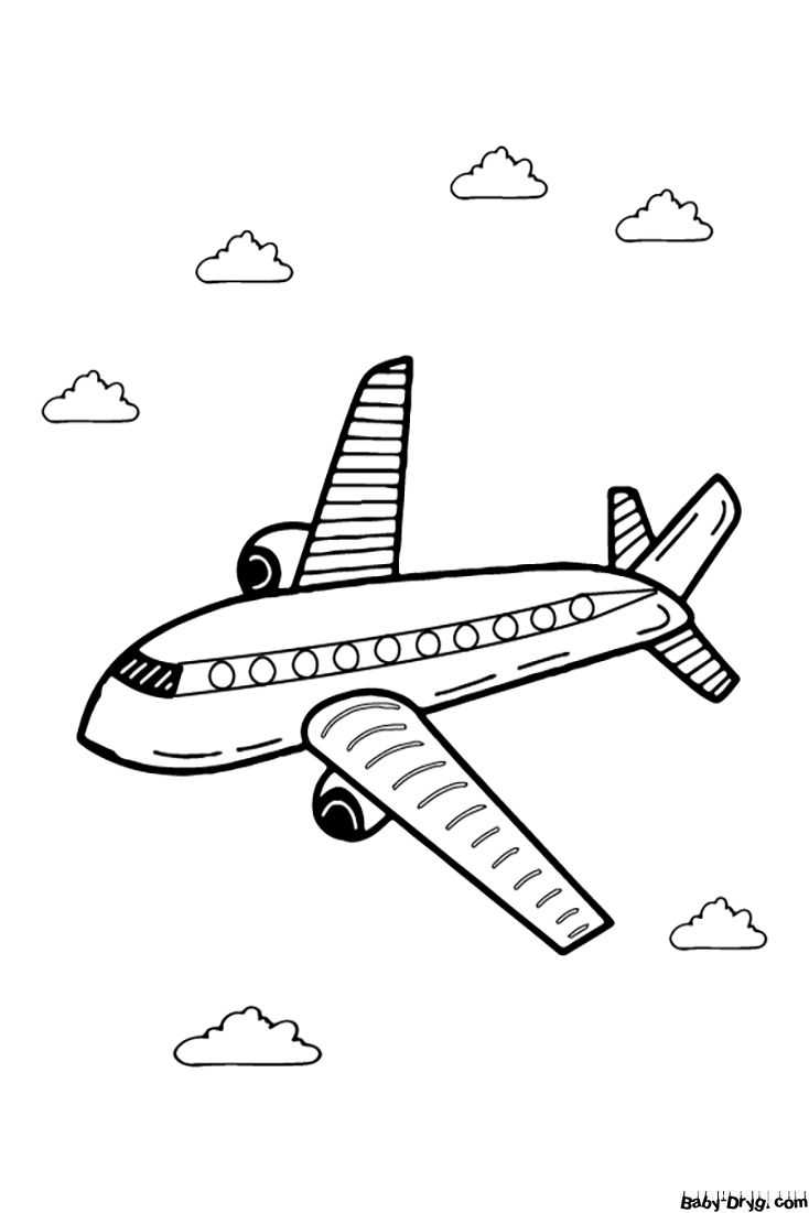 Раскраска Винтажный самолет | Раскраски Самолет