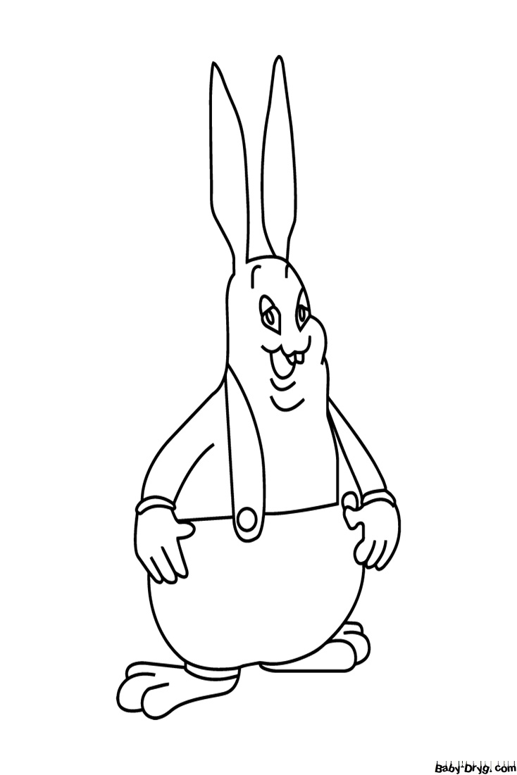 Chungus Free Printable Coloring Page | Coloring The Amazing Digital Circus