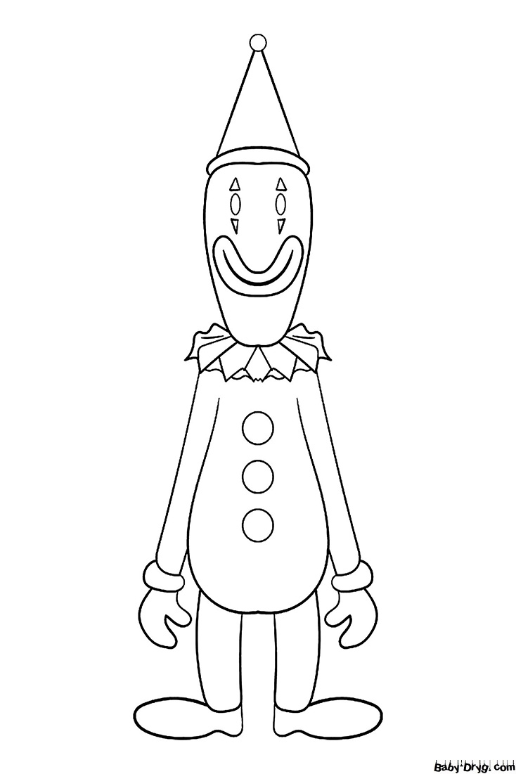 Kaufmo full-length Coloring Page | Coloring The Amazing Digital Circus