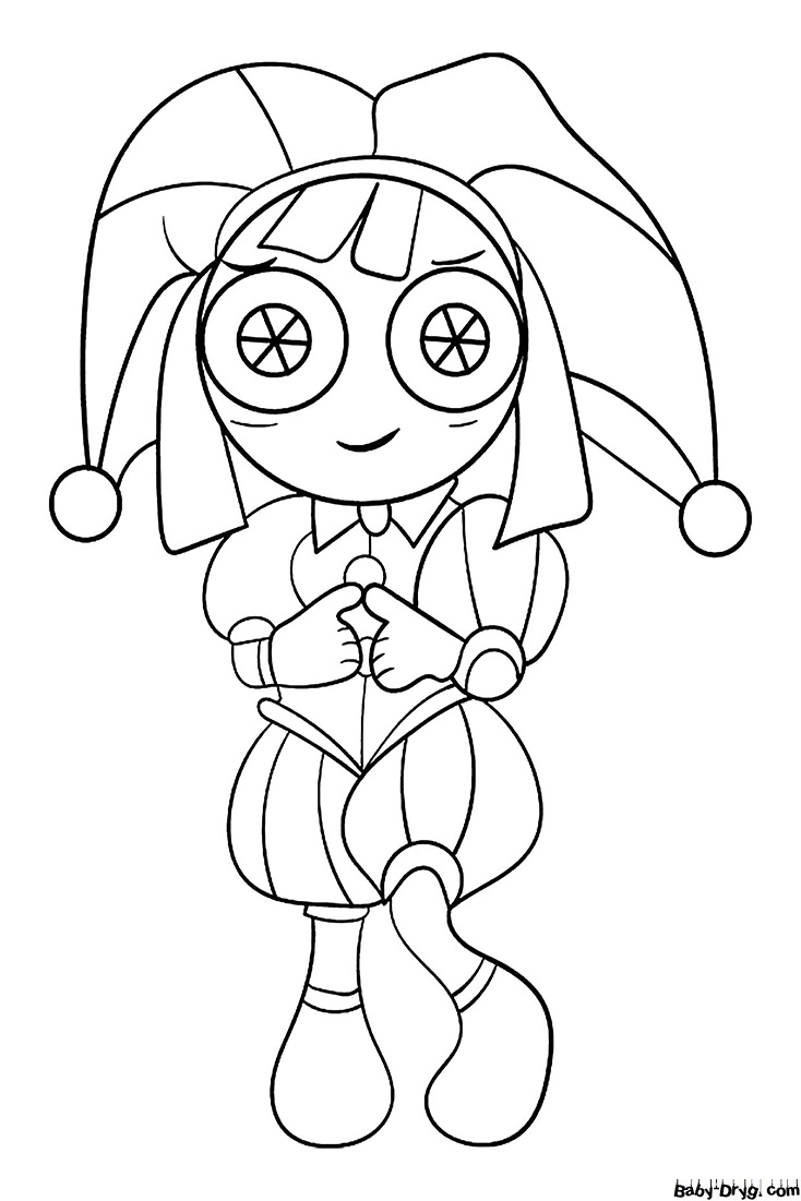 Remember smiling Coloring Page | Coloring The Amazing Digital Circus
