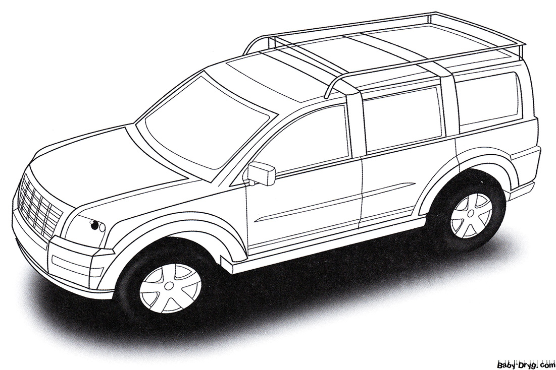 Ford Explorer Sportsman Coloring Page | Coloring Jeep