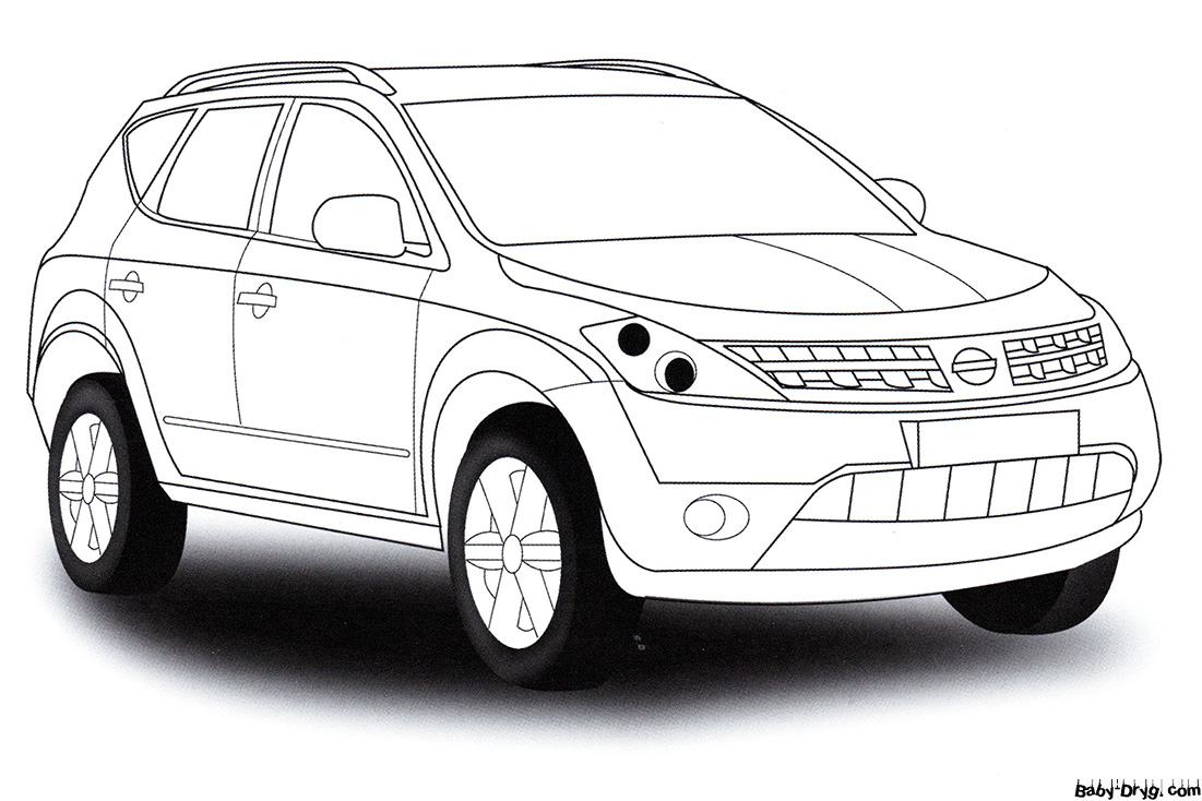 Nissan Murano Coloring Page | Coloring Jeep