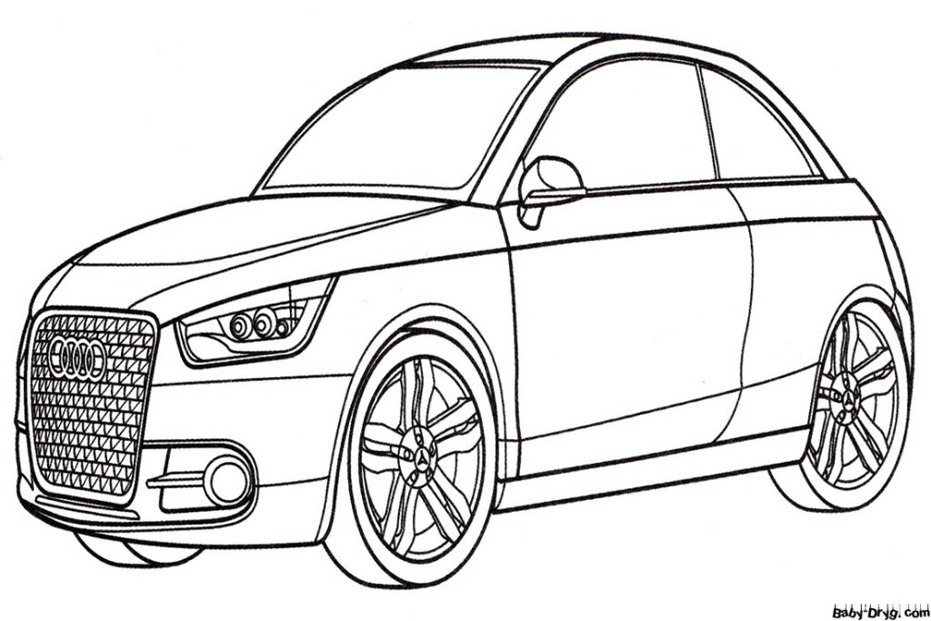 Audi Metroproject Quattro Coloring Page | Coloring Audi