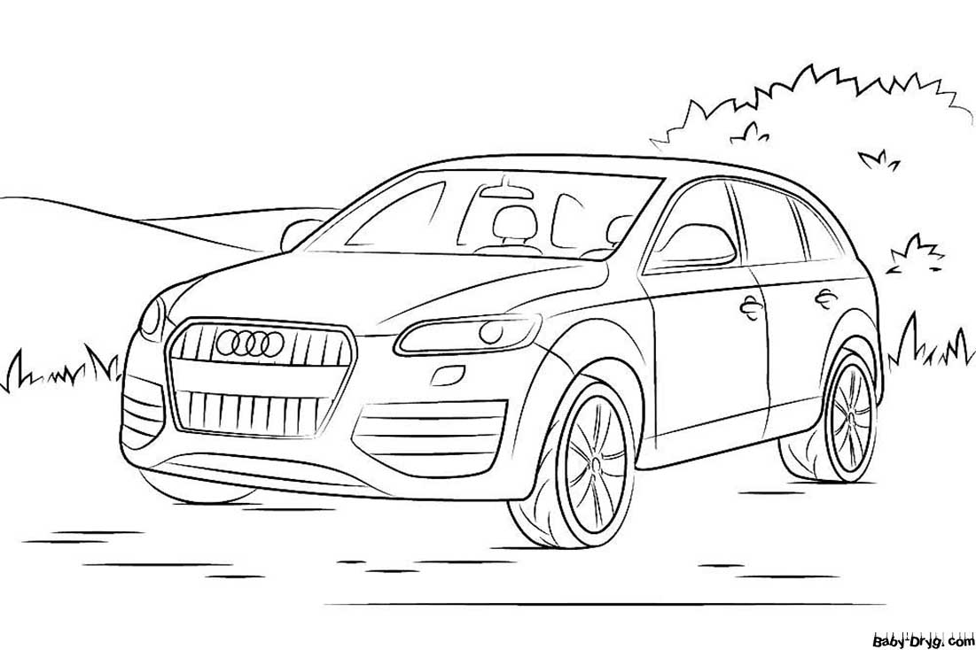 Download picture Audi | Coloring Audi