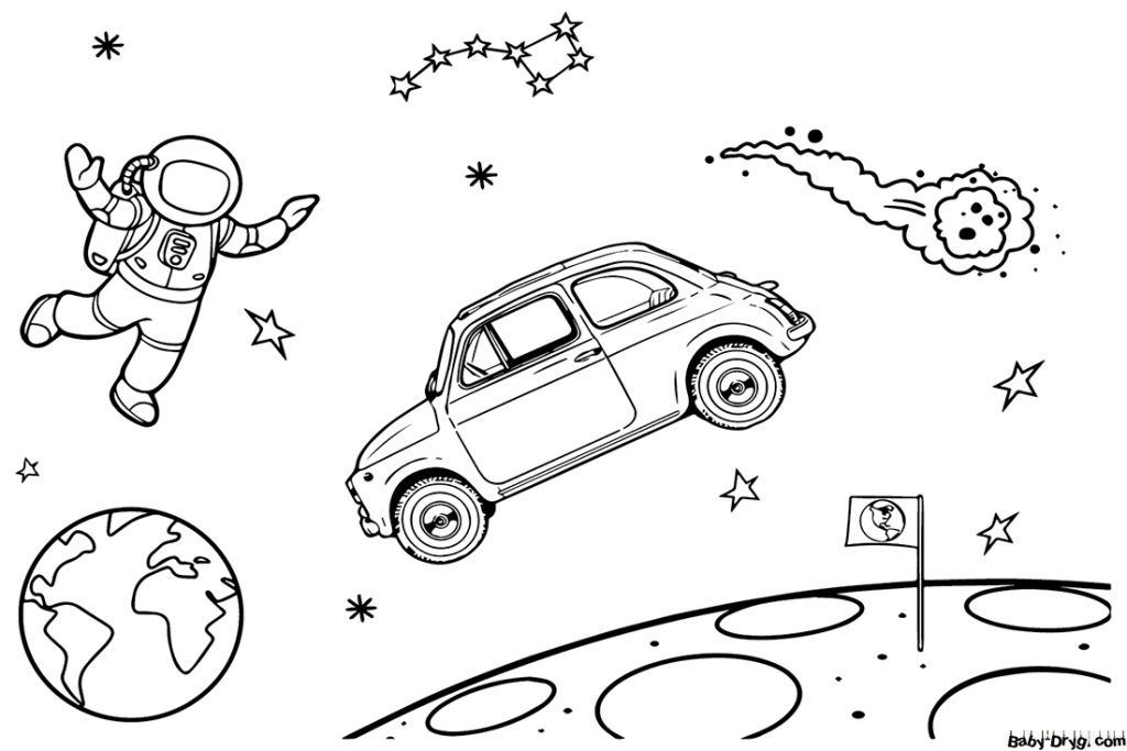 Fiat drawing | Coloring Fiat