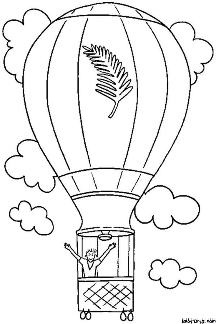 Hot air balloon Coloring Page | Coloring Hot Air Balloons