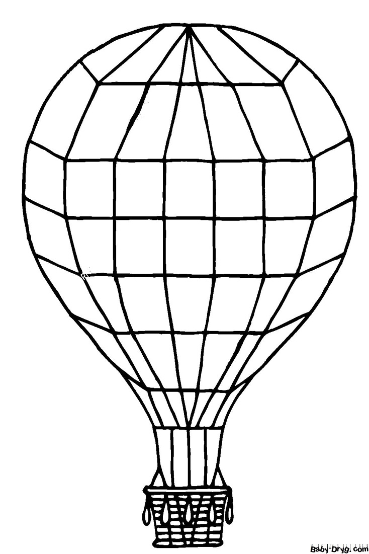 Hot air balloon Coloring | Coloring Hot Air Balloons