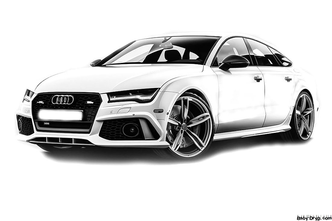 Картинка Audi RS7 | Раскраски Ауди / Audi