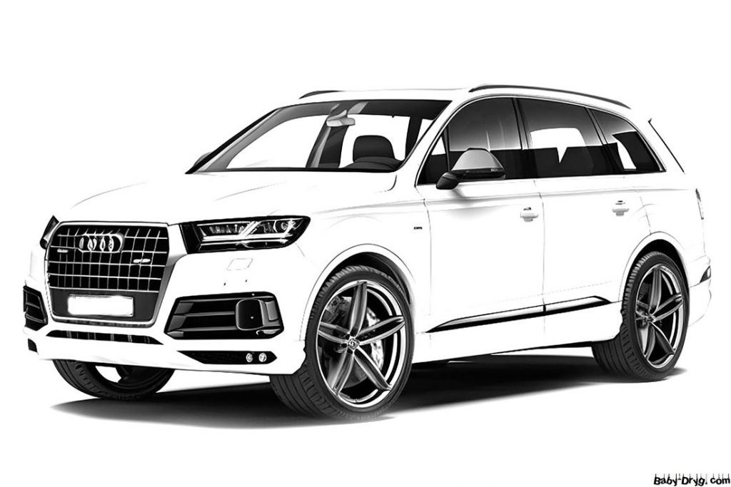 Картинка Audi SQ7 | Раскраски Ауди / Audi