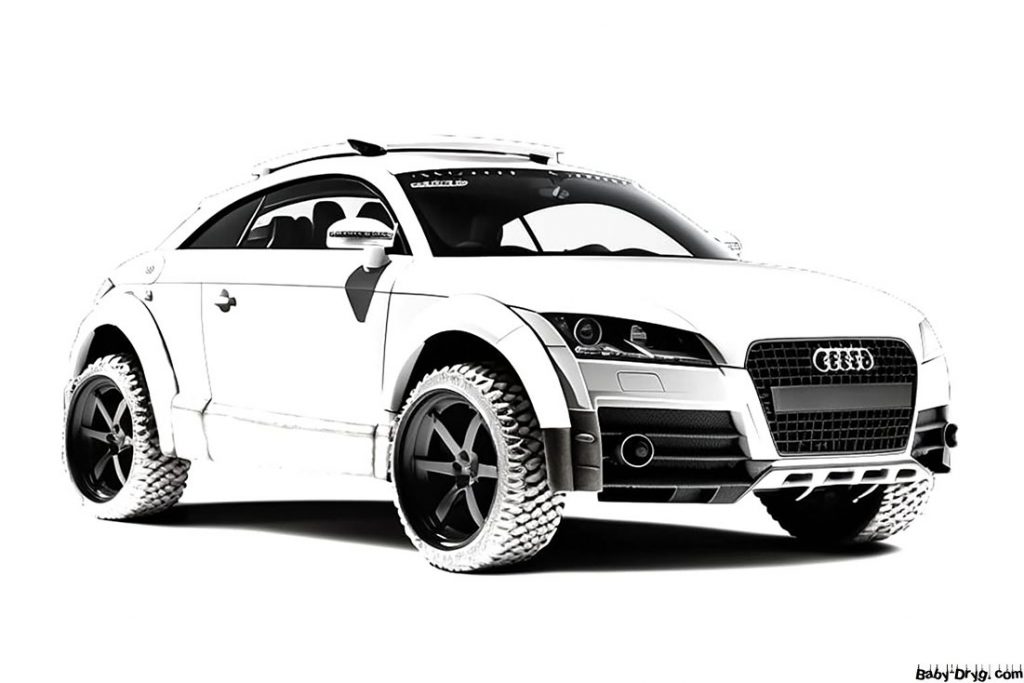 Картинка Audi TT OFF-ROAD | Раскраски Ауди / Audi