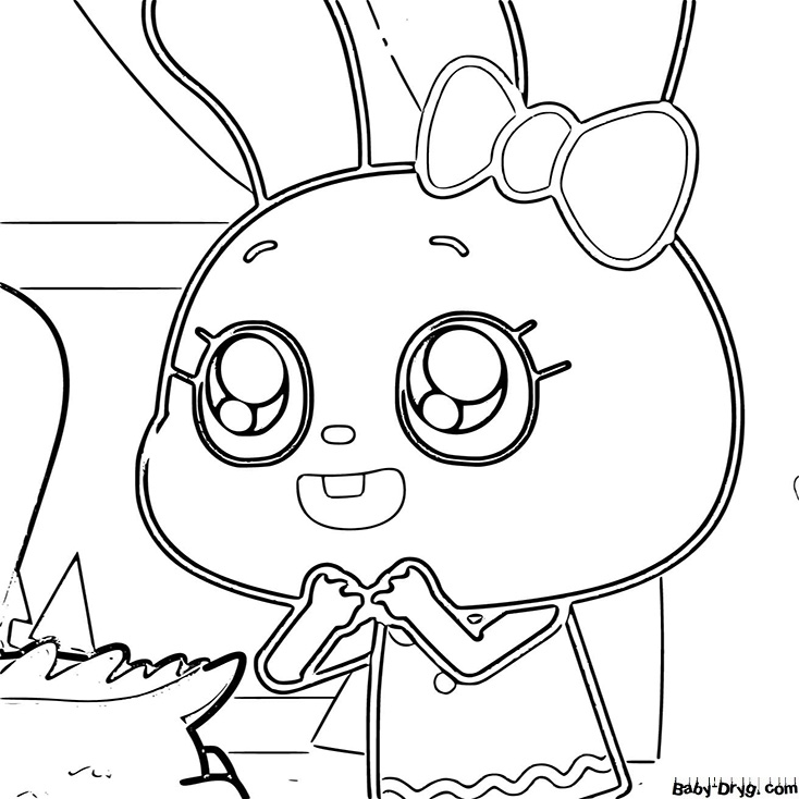 Little Rabbit Coloring Page | Coloring Sheriff Labrador