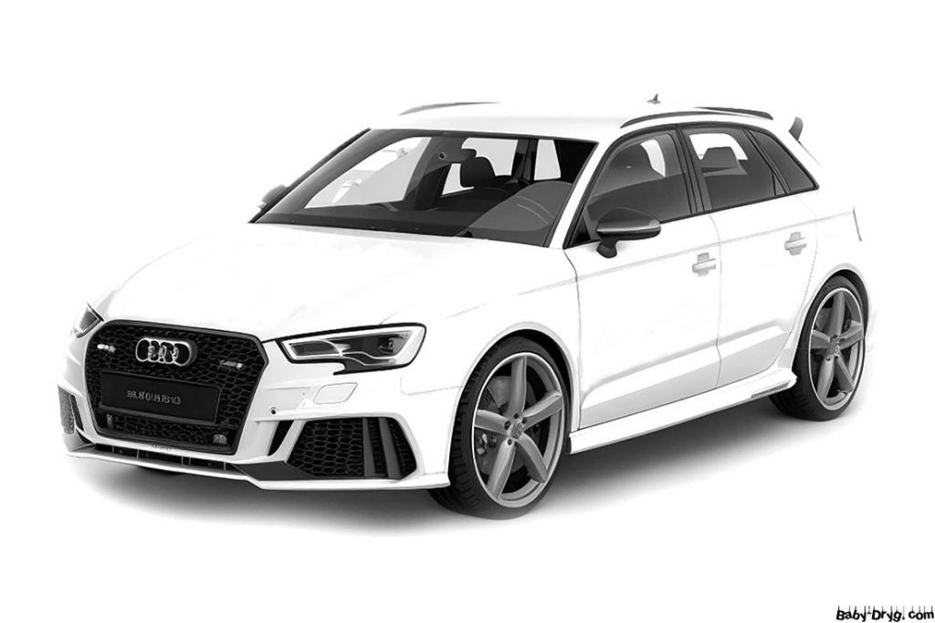 Picture Audi RS3 | Coloring Audi