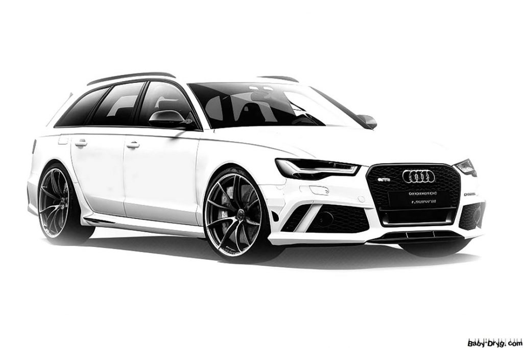 Picture Audi RS6 | Coloring Audi