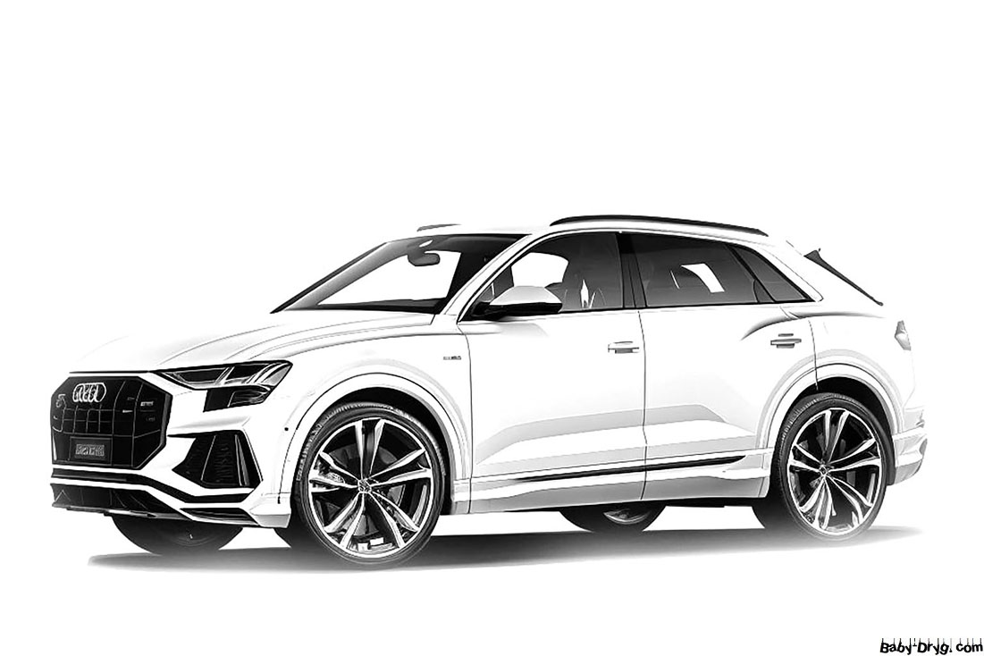 Picture Audi RS Q8 | Coloring Audi