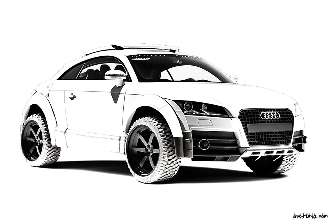 Picture Audi TT OFF-ROAD | Coloring Audi