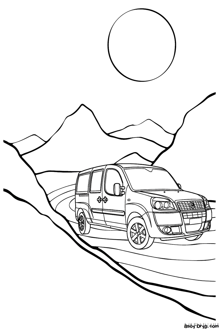 Picture Fiat Doblo | Coloring Fiat