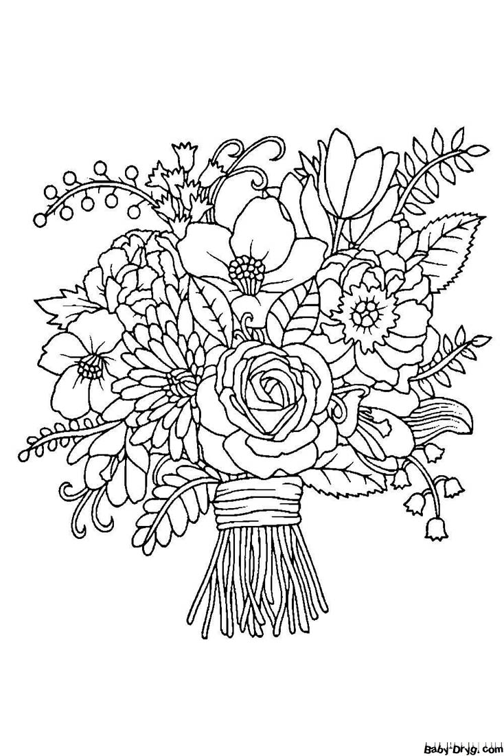 Coloring Page for Mother's Day | Coloring Mother's Day