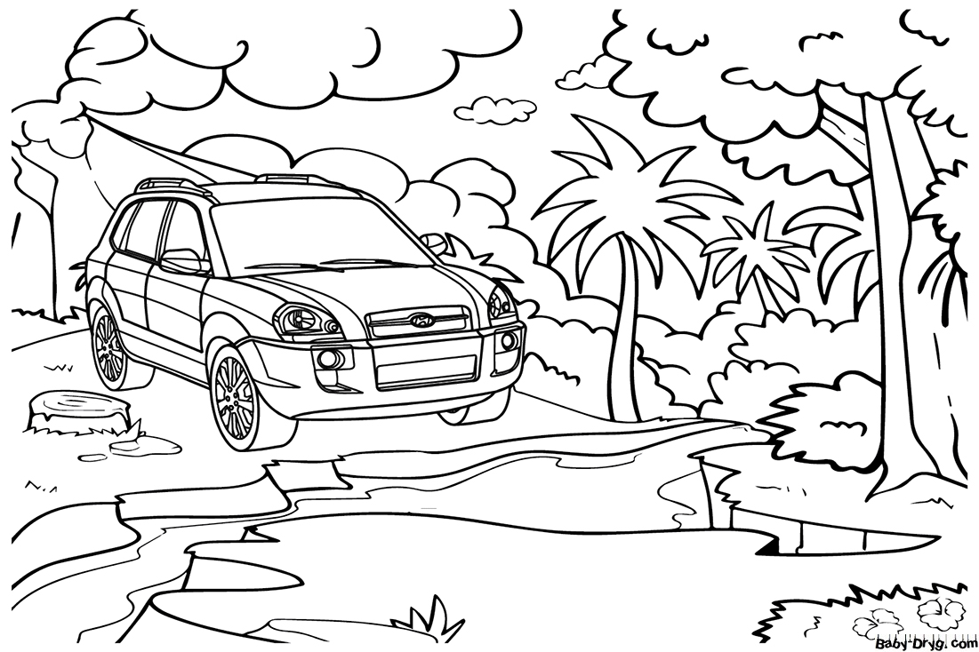 Hyundai baby Coloring Page | Coloring Hyundai