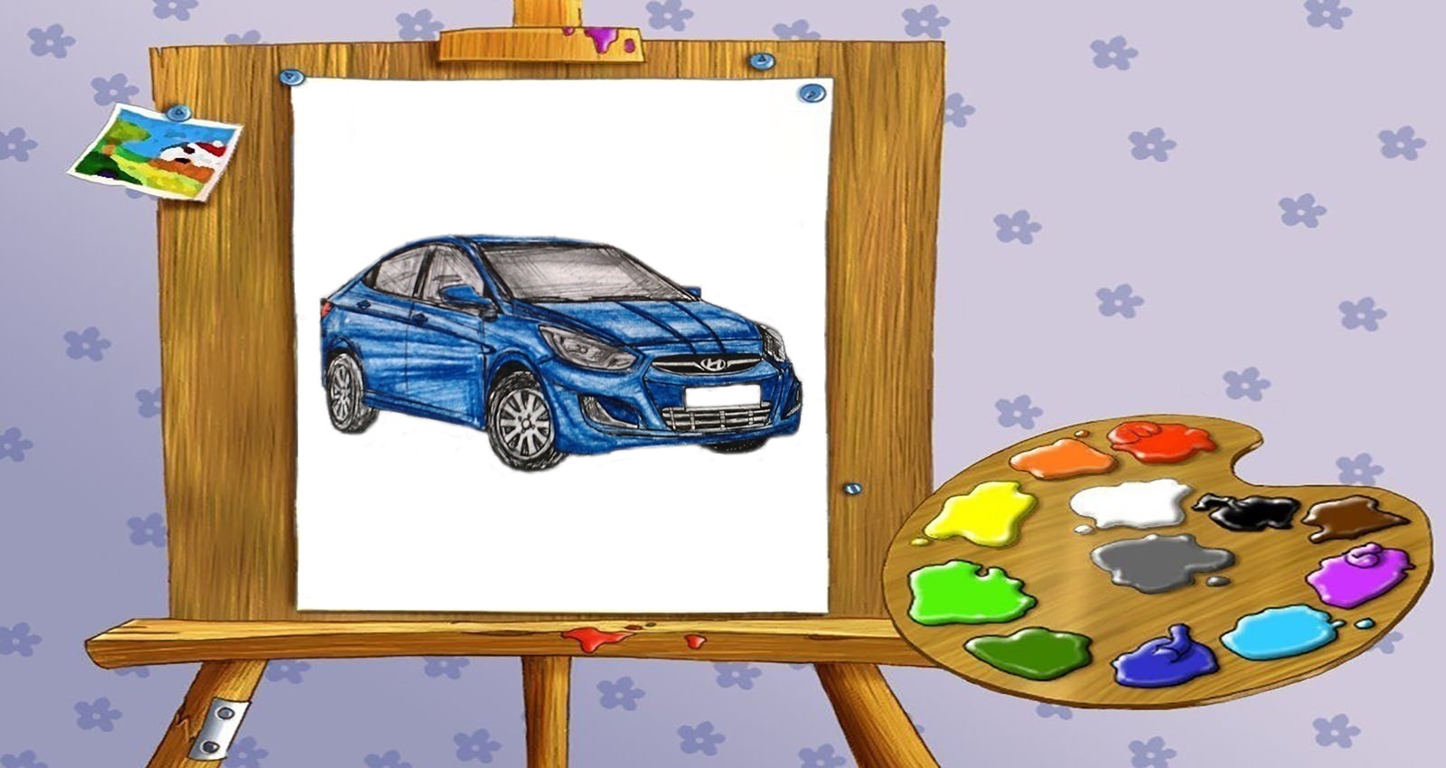 Hyundai Coloring Pages | Print Coloring Page