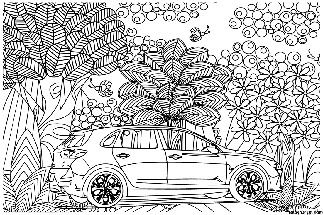 Hyundai for adults Coloring Page | Coloring Hyundai