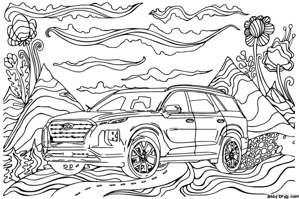 Hyundai for download Coloring Page | Coloring Hyundai