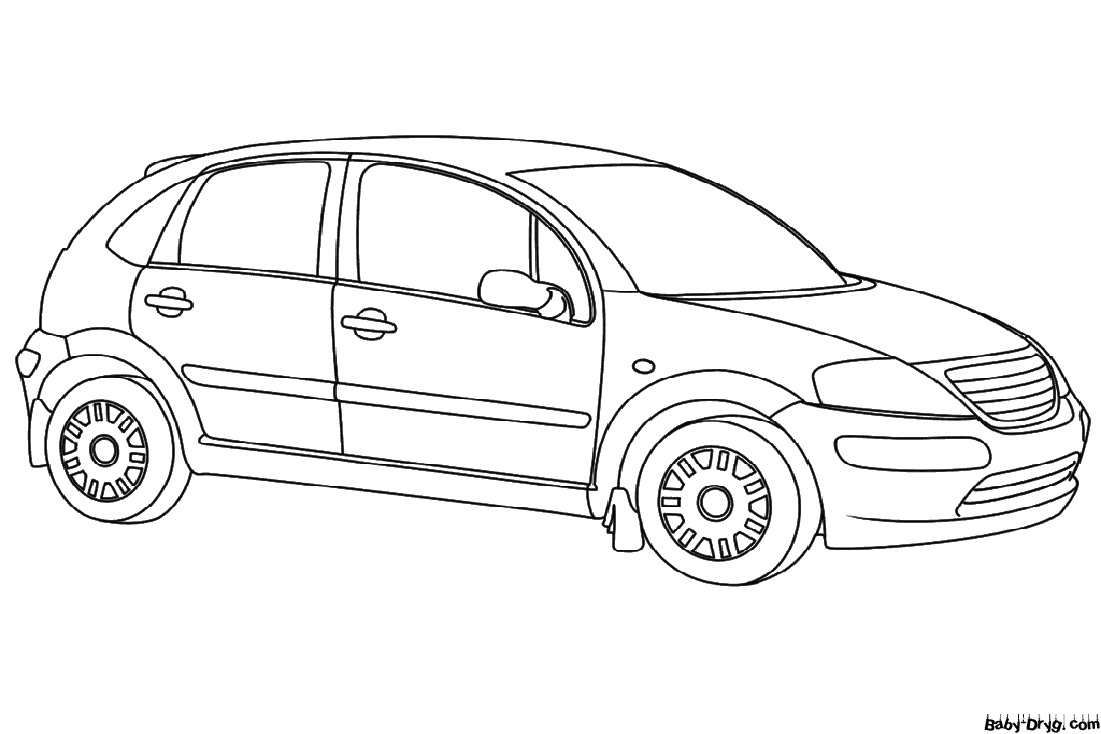 Hyundai picture for coloring | Coloring Hyundai