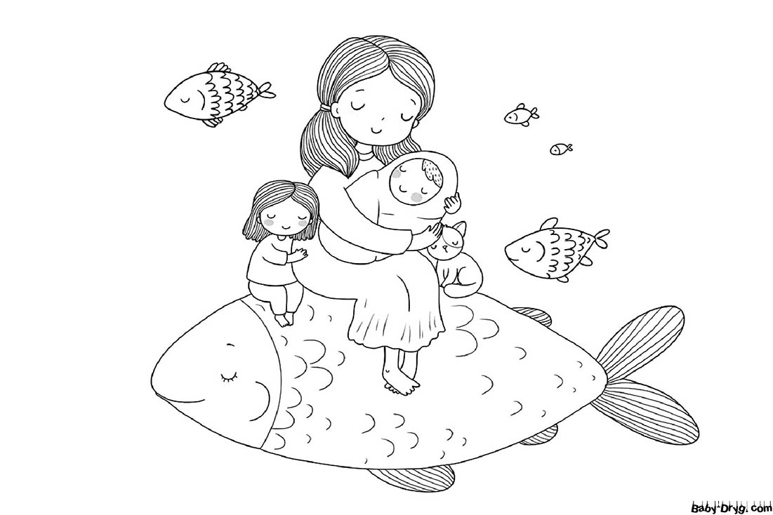 Mommy's a sweetheart Coloring Page | Coloring Mother's Day