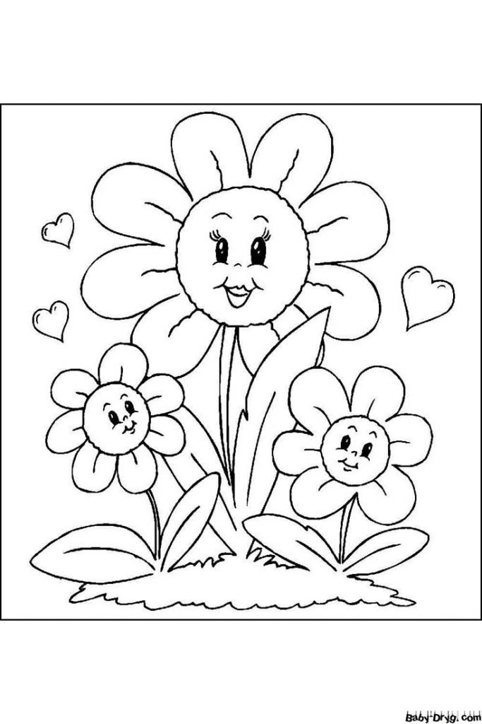 Mother's Day drawing | Coloring Mother's Day