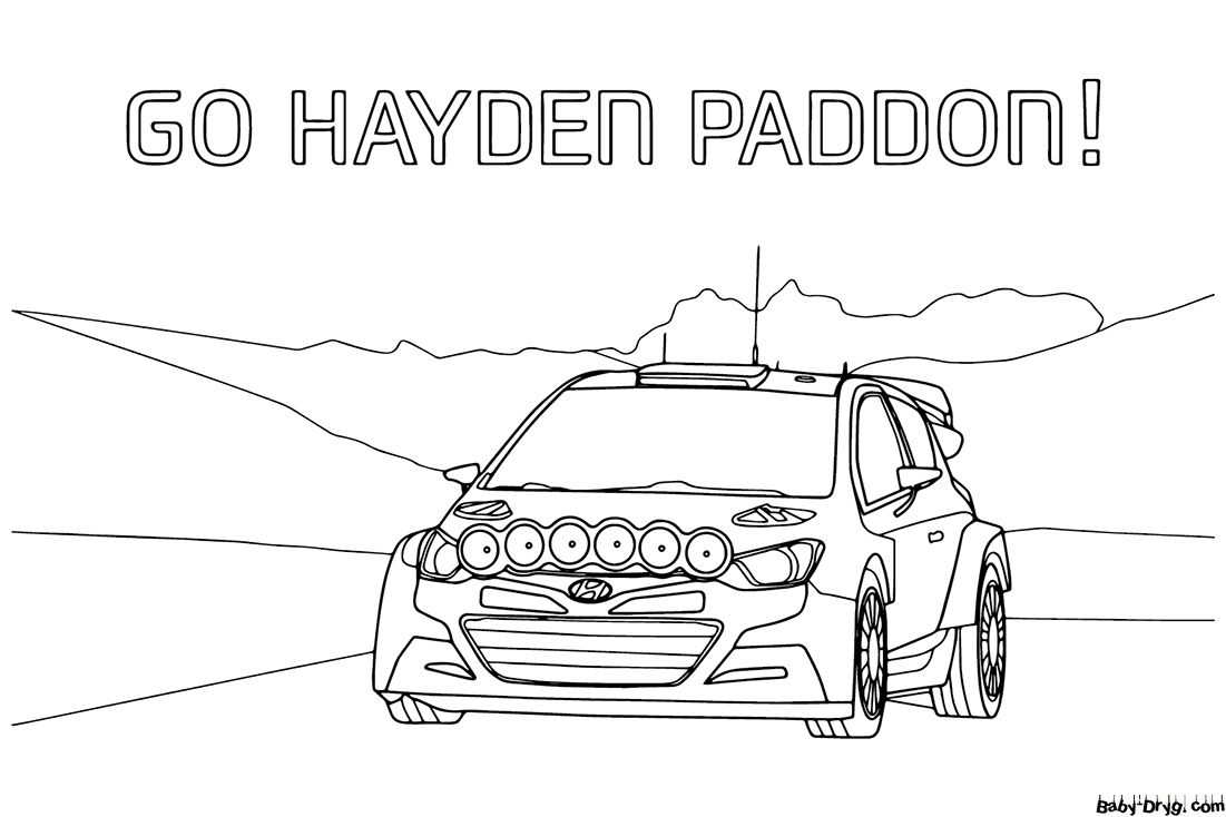 Picture of Hyundai | Coloring Hyundai