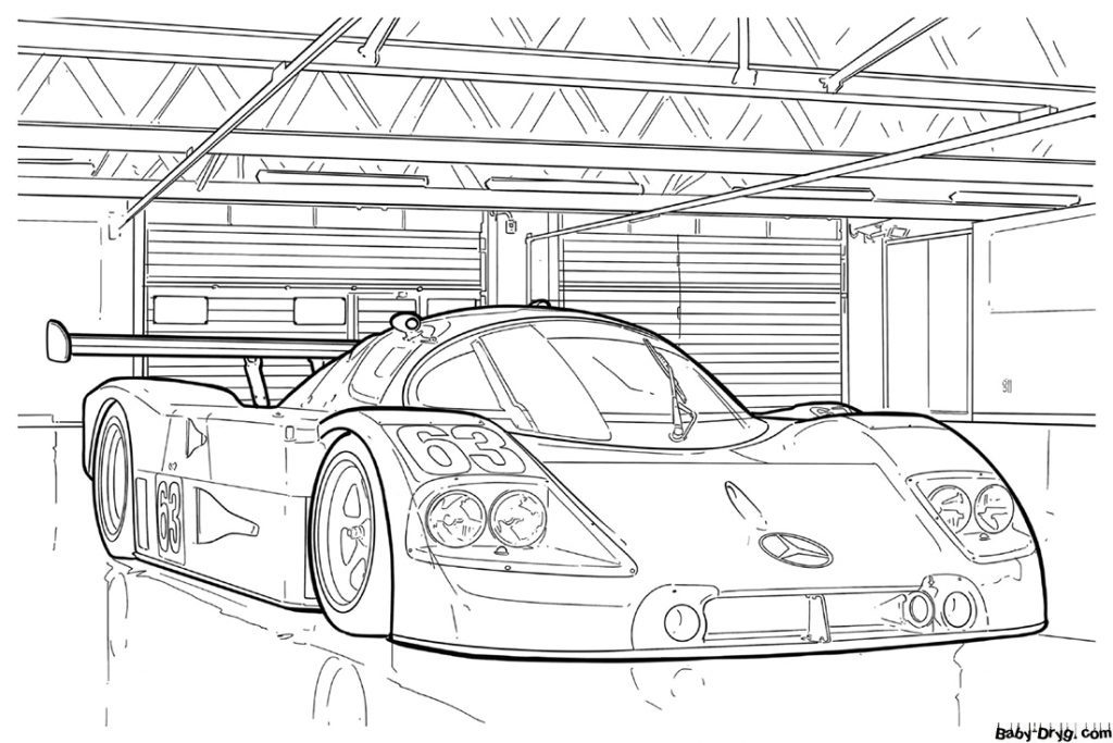 Mercedes-AMG Coloring Page | Coloring Mercedes Benz