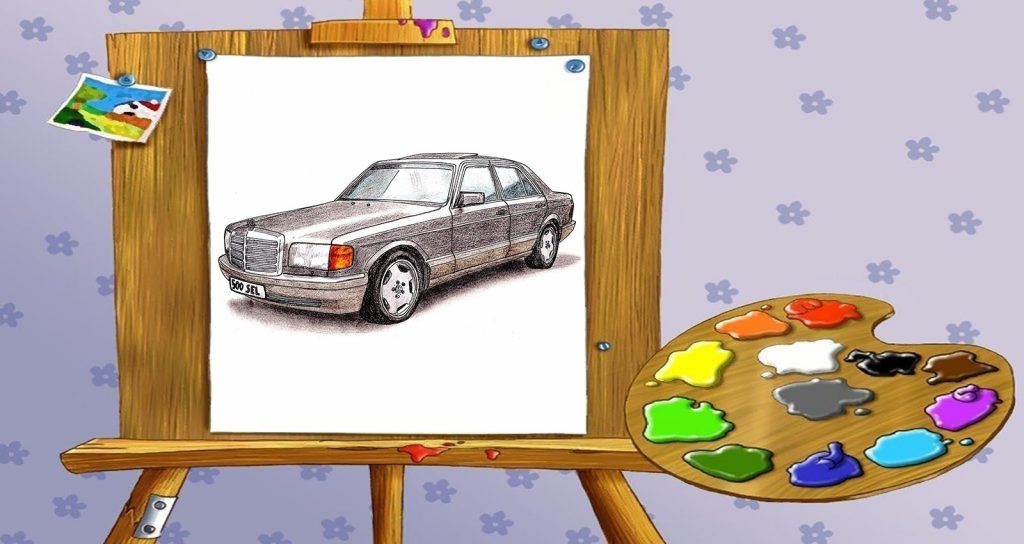 Mercedes Benz Coloring Pages | Print Coloring Page