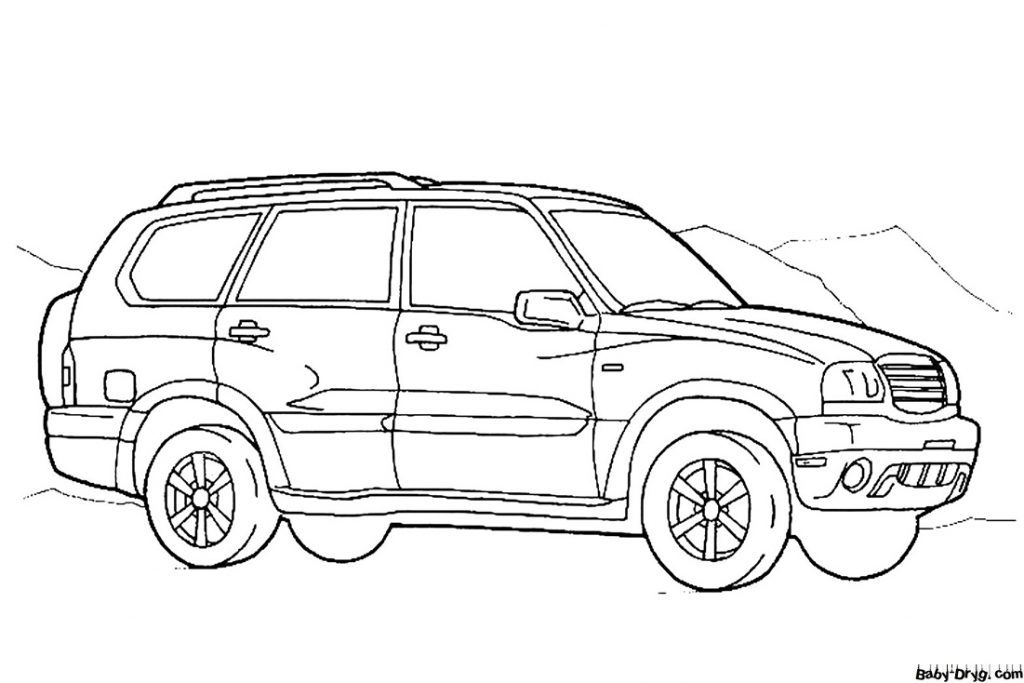 Крутая картинка Suzuki | Раскраски Сузуки / Suzuki