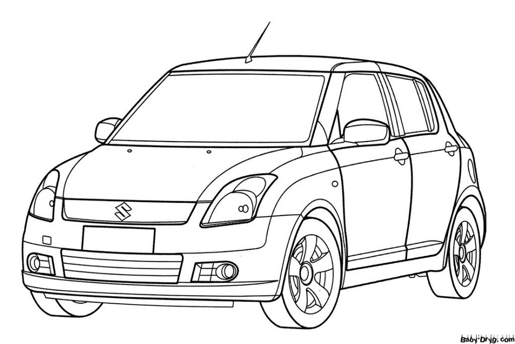 Suzuki Coloring Page for free | Coloring Suzuki