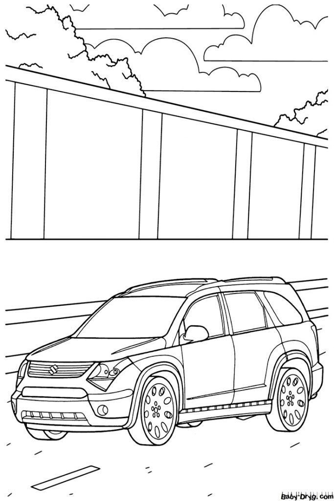 Suzuki Flix Coloring Page | Coloring Suzuki
