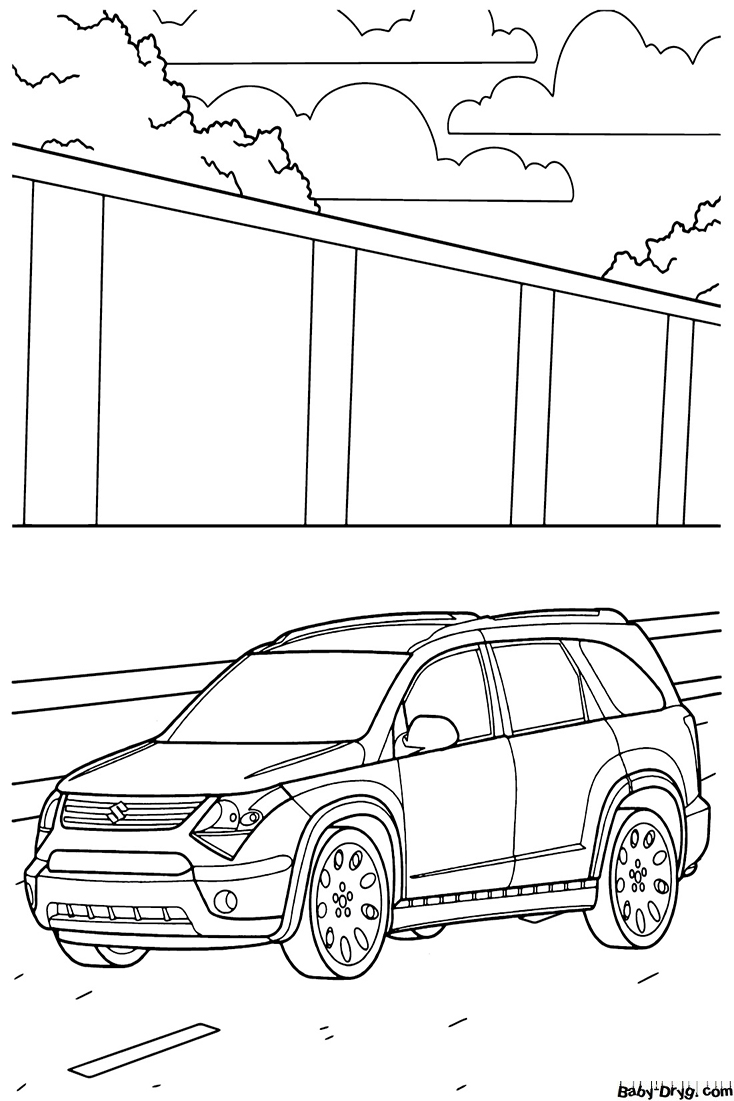 Suzuki Flix Coloring Page | Coloring Suzuki