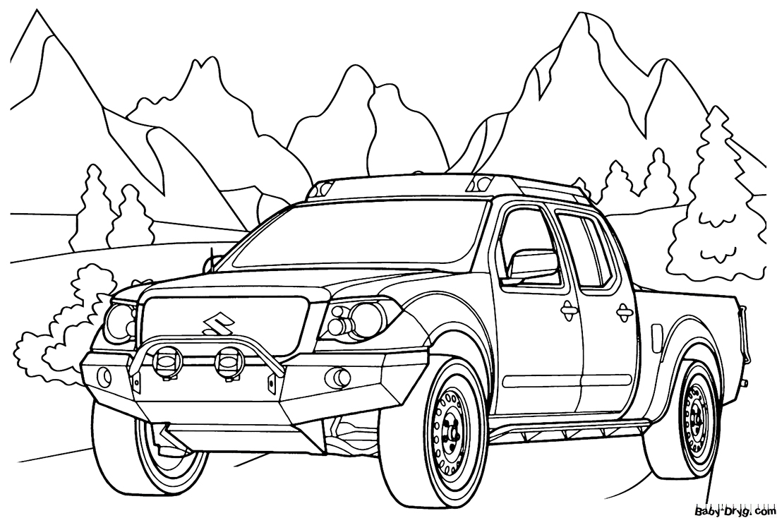 Suzuki machine Coloring Page | Coloring Suzuki