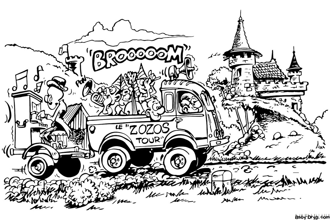 Free Coloring Page Renault | Coloring Renault