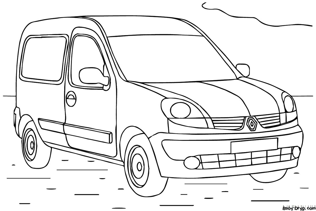 Картинки Renault для раскрашивания | Раскраски Рено (Renault)