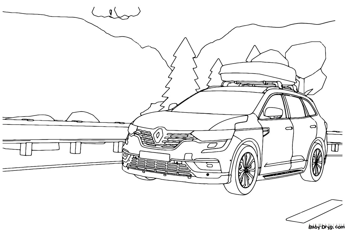 Renault Kenya Coloring Page | Coloring Renault
