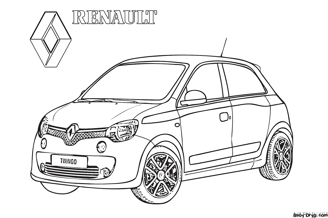 Renault picture | Coloring Renault